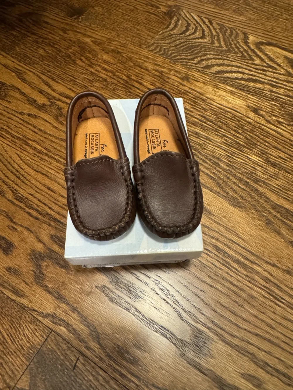 Never Worn Children's Brown Moccasin Slip-On Loafers